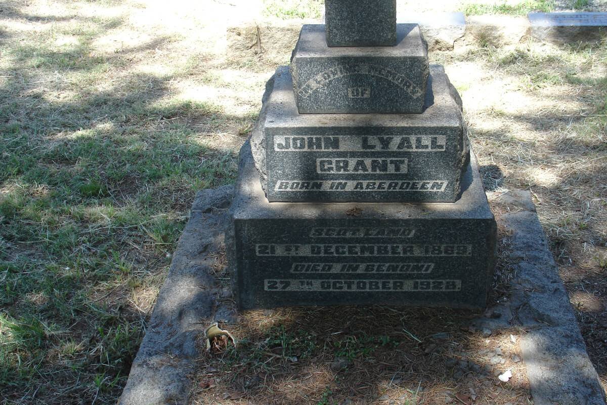 GRANT John Lyall 1869-1928