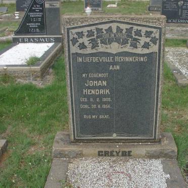 GREYBE Johan Hendrik 1903-1956
