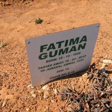 GUMAN Fatima 1936-2012