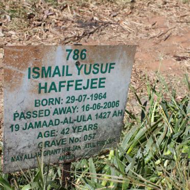 HAFFEJEE Ismail Ysuf 1964-2006
