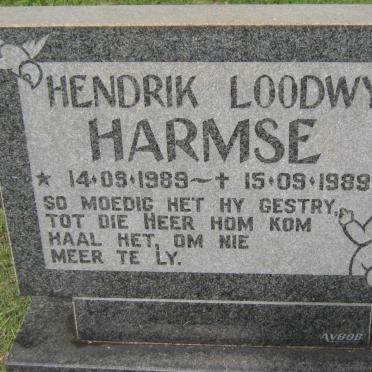 HARMSE Hendrik Loodwyk 1989-1989