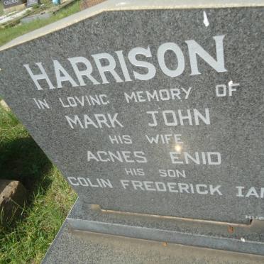 HARRISON Mark John &amp; Agnes Enid :: HARRISON Colin Frederick Ian