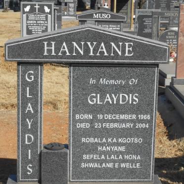 HANYANE Glaydis 1966-2004