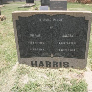 HARRIS Michael 1886-1942 &amp; Jacoba 1889-1966