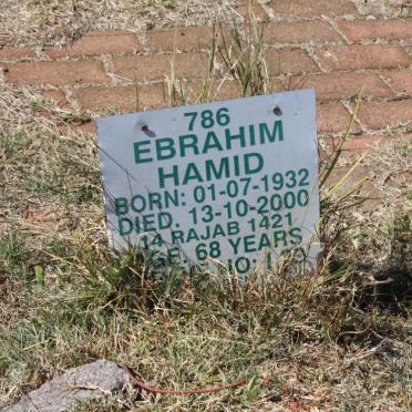 HAMID Ebrahim 1932-2000