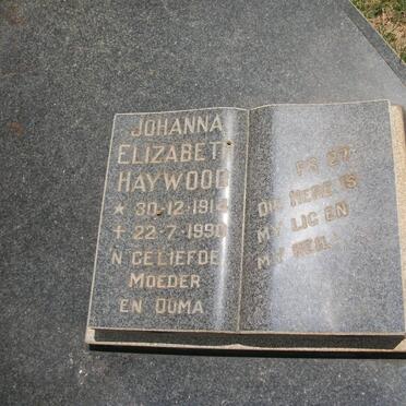 HAYWOOD Johanna Elizabeth 1914-1990