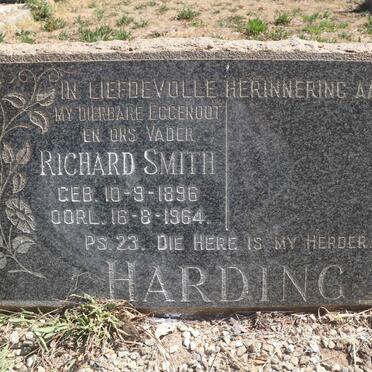HARDING Richard Smith 1896-1964