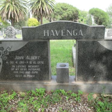HAVENGA John Albert 1915-1976