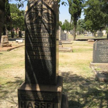 HASSEL Vyvyan Gresley -1926