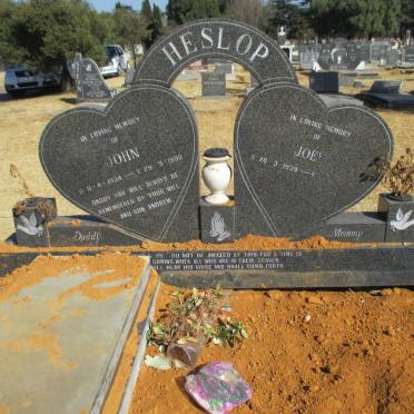 HESLOP John 1934-1999 :: HESLOP Joey 1939-