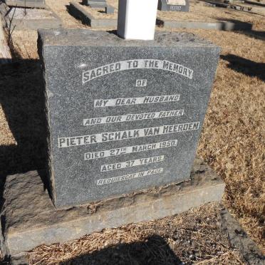 HEERDEN Pieter Schalk, van -1950