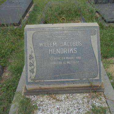 HENDRIKS Willem Jacobus 1910-1972