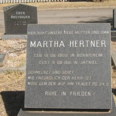 HERTNER Martha 1902-1981
