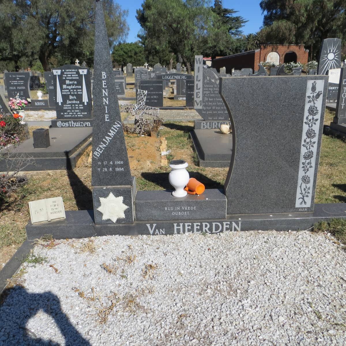 HEERDEN Benjamin, van 1966-1984