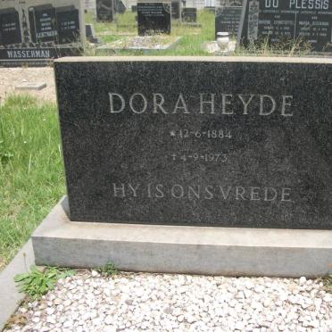 HEYDE Dora 1884-1973