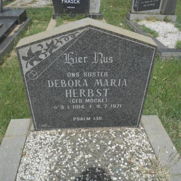 HERBST Debora Maria nee MOCKE 1914-1971