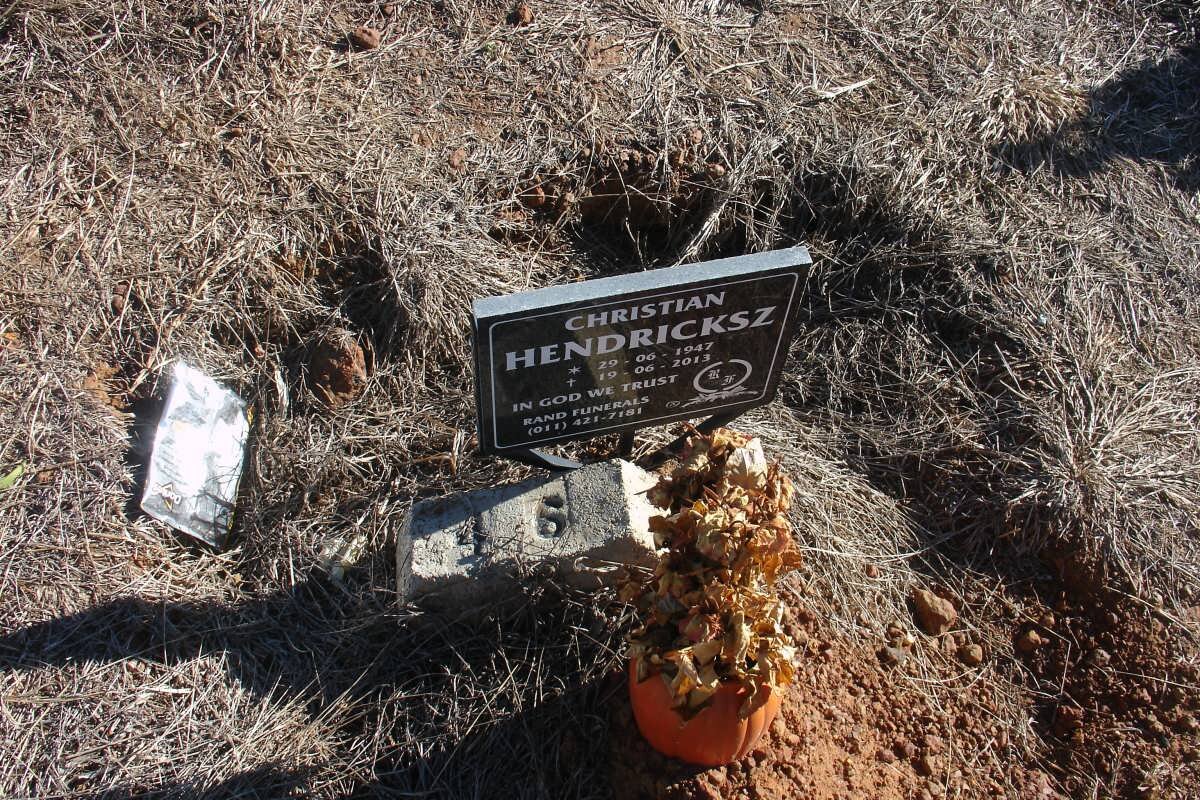 HENDRICKSZ Christian 1947-2013