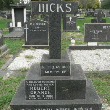 HICKS Robert Grange -1983