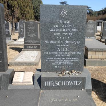 HIRSCHOWITZ Alec -1962