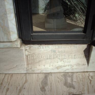 HLONGWANE Thokozile Ursilla Beauty 1960-1999