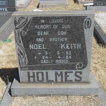HOLMES Noel Keith 1953-1984