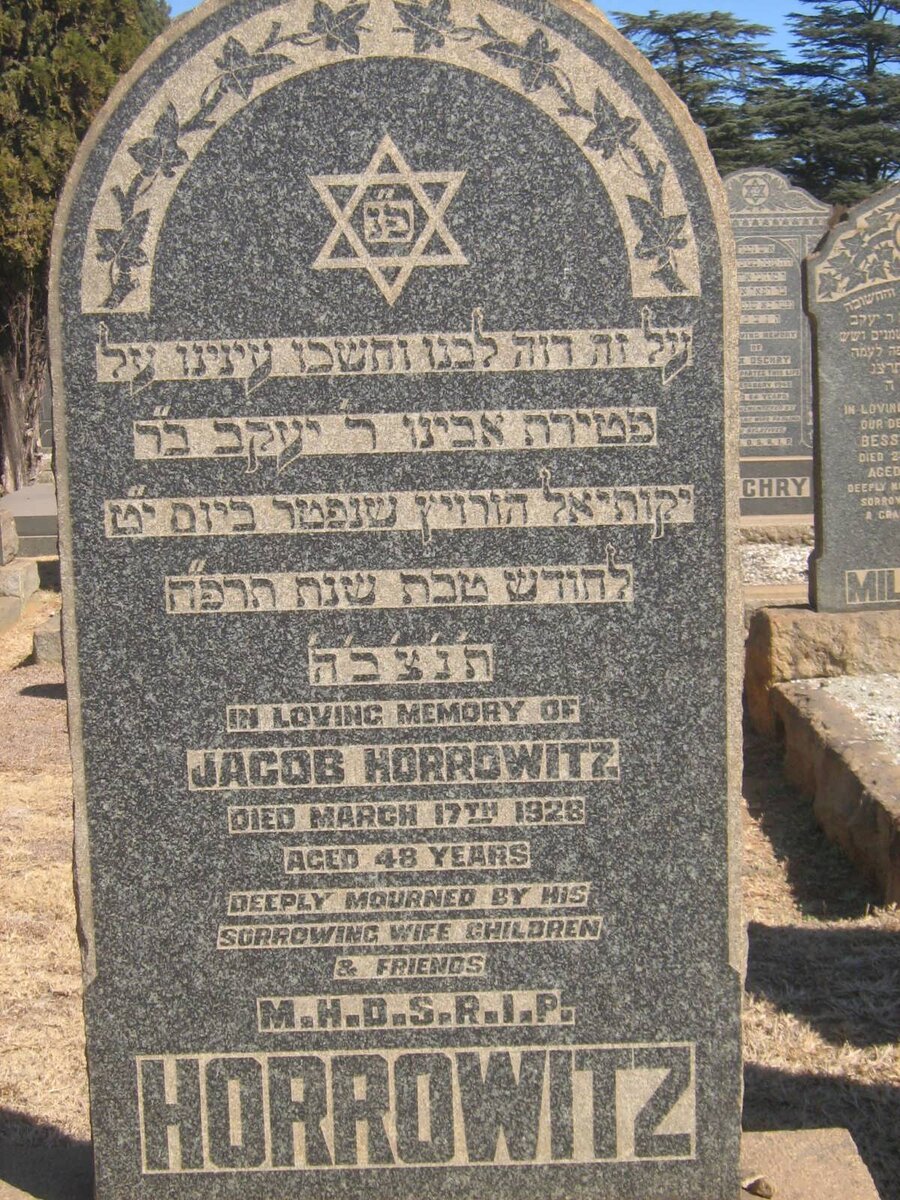 HORROWITZ Jacob -1926