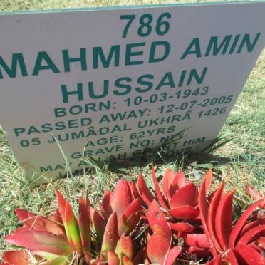 HUSSAIN Mahmed Amin 1943 - 2005