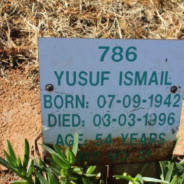 ISMAIL Yusuf 1942-1996