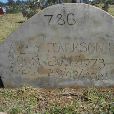 IDDI Ally Jackson 1973-2001
