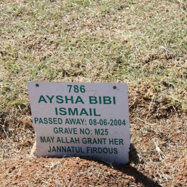 ISMAIL Aysha bibi -2004