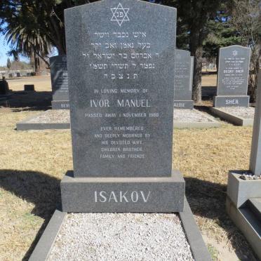 ISAKOV Ivor Manuel -1986