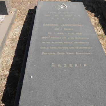 JASSINOWSKY Barnard 1888-1985