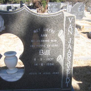 JAARSVELDT Bill, van 1937-1994