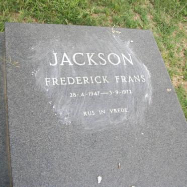 JACKSON Frederick Frans 1947-1972