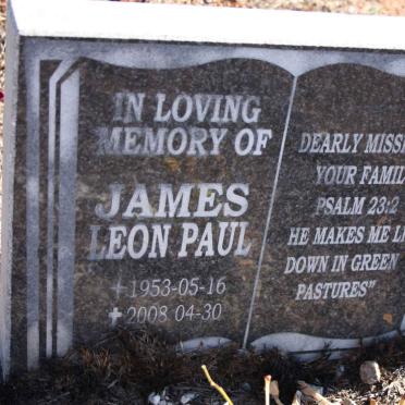 JAMES Leon Paul 1953-2008
