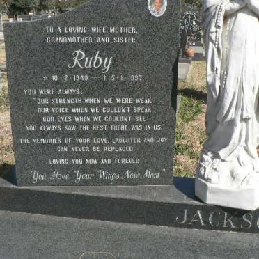 JACKSON Ruby 1940-1997