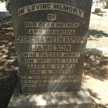 JAMIESON Georgina Wotherspoon -1937