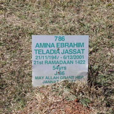 JASSAT Amina Ebrahim Teladia 1947-2001