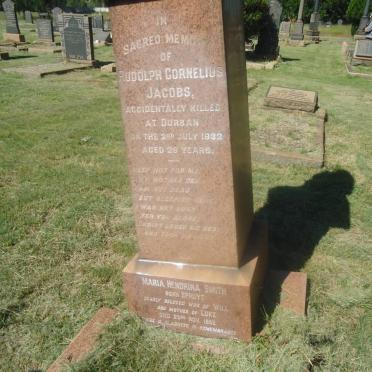 JACOBS Rudolph Cornelius -1932 :: SMITH Maria Hendrina nee SPRUYT -1952