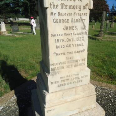 JAMES George Albert -1927