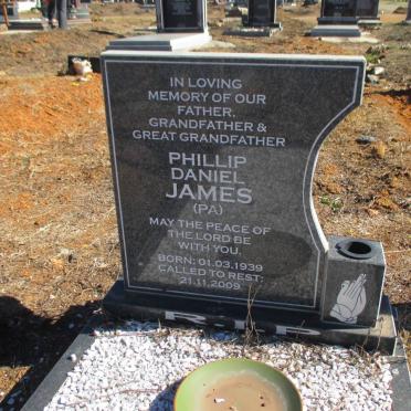 JAMES Daniel Phillip 1939-2009
