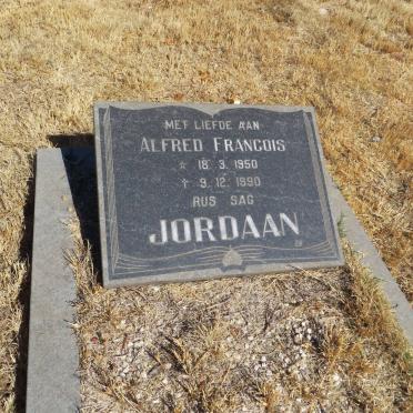 JORDAAN Alfred Francois 1950-1990