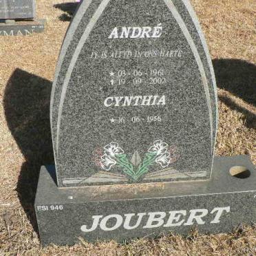 JOUBERT Andre 1961-2002 &amp; Cynthia 1956-