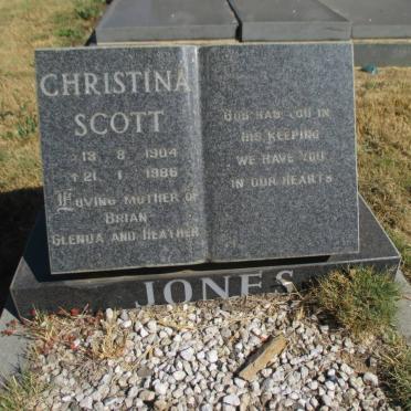 JONES Christina Scott 1904-1986
