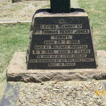 JONES Thomas Henry 1908-1940