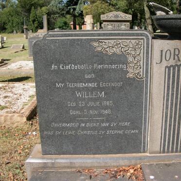 JORDAAN Willem 1885-1948