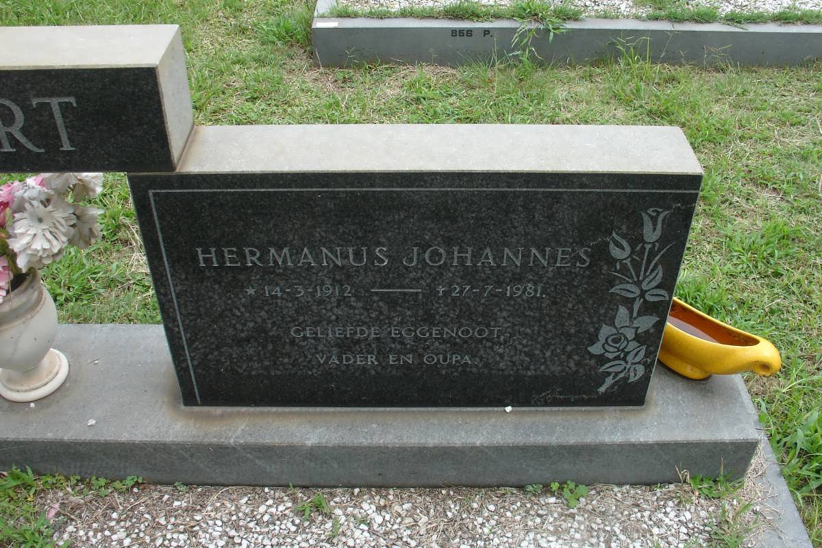 JOUBERT Hermanus Johannes 1912-1981