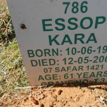 KARA Essop 1939-2000