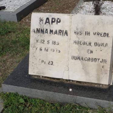KAPP Anna Maria 1891-1975