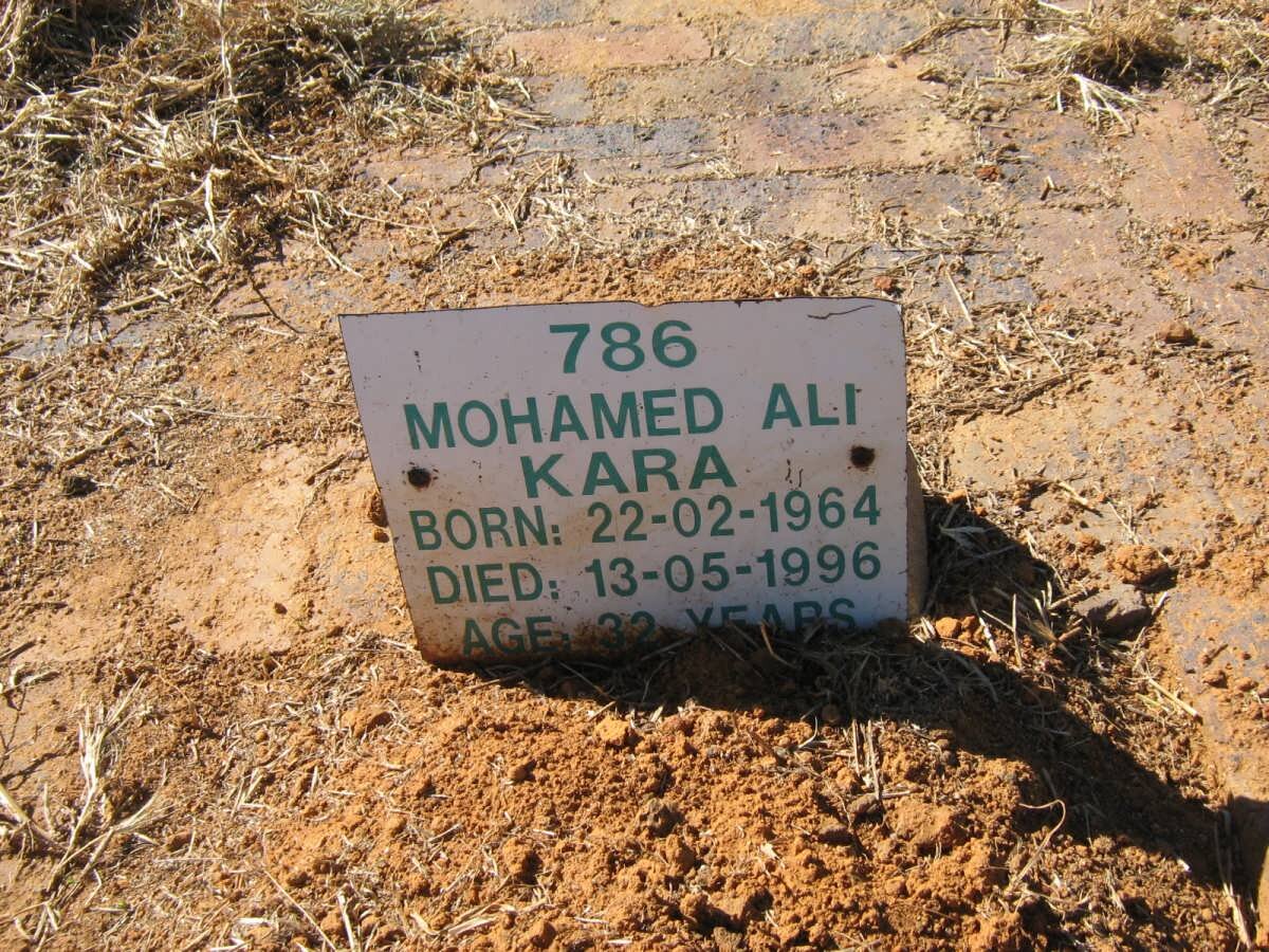 KARA Mohamed Ali 1964-1996